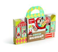 APLI Kids 15268 - Bloques de Madera Color marrón, Circo, color/modelo surtido