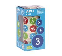 APLI Kids 16798 Gomets Abc Minusc Colores Rem, 20,0 Mm , color/modelo surtido