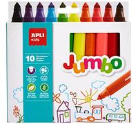 APLI Kids 16804 - Rotuladores Jumbo, Unica, 10 u.