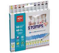 APLI Kids 16807 - Rotuladores Stamps 10 u. Única