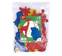 APLI Kids 17476 - Cosedores con forma de Animales 6 u.- Actividad educativa