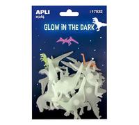 APLI Kids 17532 - Dinosaurios - Bolsa de pegatinas luminiscentes