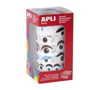 APLI Kids 17613 - Rollo gomets ojos multicolor surtido