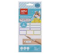 APLI Kids 17794 - Etiquetas adhesivas plastificadas 35 u.