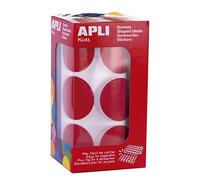 APLI Kids 17863 - Gomets Rojos Redondos Gigantes XL diam 33mm