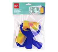 APLI Kids 18715 - Rodillos infantiles de esponja para pintura con formas - 2 u.