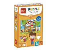 APLI Kids 18747 - Puzle Educativo La Casa + 3 años - 24 Piezas de 7 x 7 cm