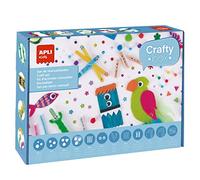 APLI Kids 19258 - CRAFTY BOX, Set de materiales variados para manualidades infantiles