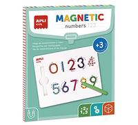 APLI Kids 19264 - Pizarra educativa magnética - Números 123 - Aprende a escribir los números del 0 al 9, incluye lápiz imantado