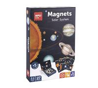APLI Kids 19272 - Juego magnético Sistema Solar - Tablero con 27 Piezas magnéticas - 10 Idiomas - Recomedado para niños a Partir de 5 años