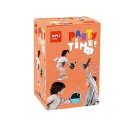 APLI Kids 19562 - Juego Catch Ball de Lanzamiento y recepción de Nylon, Juego de Platos y Pelota para niños Ideal para Jugar al Aire Libre