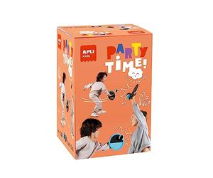 APLI Kids 19562 - Juego Catch Ball de Lanzamiento y recepción de Nylon, Juego de Platos y Pelota para niños Ideal para Jugar al Aire Libre