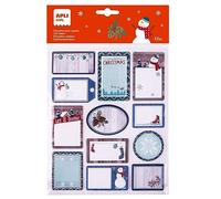 APLI Kids 19608 - Etiquetas regalo Navidad -12 pegatinas para identificar y decorar los regalos, 1 hoja de stickers