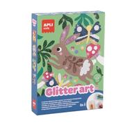 APLI Kids 20078 - Set de manualidad DIY Glitter Art con Purpurina Biodegradable