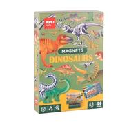 APLI Kids 20139 - Juego magnético Educativo Dinosaurios - Tablero con 44 Piezas imantadas y fichas explicativas - Recomedado para niños a Partir de 5 años