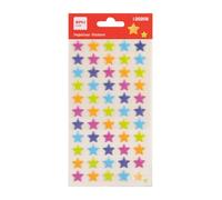 APLI Kids 20208 - Pegatinas Estrellas pastel; 1 hoja con stickers de adhesivo permanente. Ideales para Scrapbooking, decoración o DIY