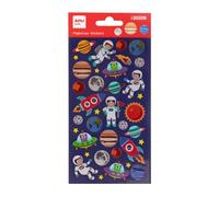 APLI Kids 20209 - Pegatinas Espacio; 1 hoja con stickers de adhesivo permanente. Ideales para Scrapbooking, decoración o DIY