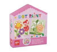 APLI Kids 20276 - My First Dot Paint - Juego Creativo de Manualidades DIY con láminas ilustradas a completar con Dot Markers
