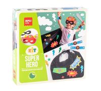 APLI Kids 20355 - Disfraz Superhéroe Infantil - Kit Manualidades DIY Niños con Capa y Máscara - Juego Educativo Creativo Carnaval o Regalo Original