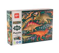 APLI Kids 20609 - Puzle Dinosaurios y Animales Extinguidos, 200 Piezas