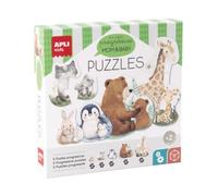 APLI Kids 20634 - My First Puzle Mamá y su Bebé, 5 Puzles Progresivos