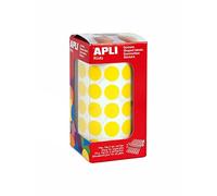 APLI Gomets autoadhesivos Kids 4855 Redondos 15 mm Amarillo 2832 unidades en rollo