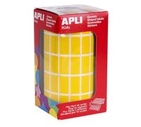 APLI Kids 4883 - Rollo gomets rectangulares 20 x 10 mm amarillos