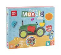 APLI Kids- My First Mosaico de Madera, 15 Piezas, Multicolor (17652)