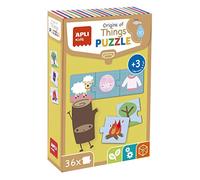 APLI Kids - Origen de Las Cosas Puzle, 36 Piezas, Multicolor, 14406