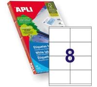 Apli labels 105 x 70mm etiqueta autoadhesiva blanco 800 pieza(s)