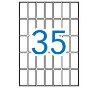 Apli lables a5 print&write 19 x 40mm etiqueta autoadhesiva blanco 595