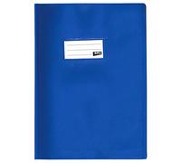 Apli - Lote de 10 fundas para libros PVC 19/100º 24 x 32 cm opaco azul