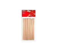 APLI - PALILLOS REDON. MADERA 20cm. B/50 - Pack de 5 unidades 13483