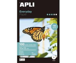 APLI PAPEL FOTO EVERY 10X15 180GR 100H SIN COLECCION 15x10x2 Cms.