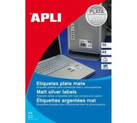 Apli paper ref. 1228 etiquetas adhesivas poliéster blanco l/c a4
