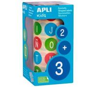 Apli Rollo Gomets Abecedario Mayúsculas Redondos 20 mm 900 Unidades