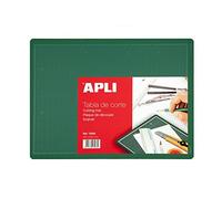 APLI – Tabla de corte A4 verde 300 x 220 x 2 mm (13566)