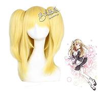 Aplicable a Anime Boku Wa Tomodachi Ga Sukunai Hair Hasegawa Kobato Cosplay peluca con cola de caballo dorada de 60 cm pelucas de Halloween Cosplay + gorro de peluca