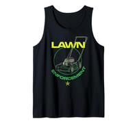 Aplicación del césped Divertido Juego de palabras de jardín Corte de césped Papá Camiseta sin Mangas