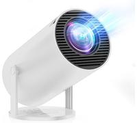 [Aplicacion integrada y Android 11.0] 2026 Mini Proyector Portatil Mejorado, 20000 Lumenes 4K Compatible con WiFi 6, Bluetooth 5.2 Corrección Trapezoidal para Coche, Rotación de 180° para HDMI/USB