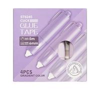 Aplicador adhesivo - Four Count Album Sticks, Handmade Bonding Stock Picture, Diary Creative Endeavors Drawing, Crafting Supply Unit | Dot-Adhesive Permanent Roller Tool for Stationery