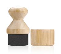 Aplicador de aceite para tabla de cortar con tapa, cepillo de aceite para tabla de cortar de madera, cepillo aplicador de cera de madera para bloques de carnicero, espátulas, cucharas, utensilios de