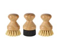 Aplicador de Aceite y Cera para Tabla de Cortar y 2uds Cepillos para Fregar Madera Fibra de Sisal para Tabla de Aceite Mineral Encimeras de Madera Cuidado de Utensilios