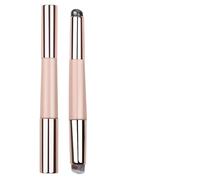 Aplicador de bálsamo labial, aplicador de labios de silicona | Aplicador de sombra de ojos de silicona,Helper cosmético de doble cabeza portátil reutilizable para mujeres para hombres maquillador