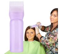 Aplicador de botella de raíz, peine de raíz de tinte para el cabello - Aplicador de peine para tinte para el cabello | Con aplicador de para teñir a escala, botella portátil de