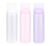 Aplicador de botella para colorear de cabello, botella de aplicación de de | Herramienta de belleza de control preciso para champú seco, ac