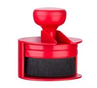 Aplicador de brillo de neumáticos con soporte para uso en ruedas, llantas, emblemas, parrillas, puntas de escape, parachoques, rejillas de ventilación, limpiaparabrisas y superficies de molduras (rojo