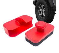 Aplicador de brillo de neumáticos, esparcidor de brillo, 1 unidad de esponja ergonómica para vendaje de paredes laterales, pulidor reutilizable con tapa protectora, pieza de hardware, acabado de