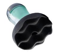Aplicador De Brillo para Neumáticos Flow | Aplicador Reutilizable con Empuñadura Hexagonal - Esponja Sin Goteo para Detallado Mantenimiento | Lavado Doméstico Mantenimiento Taller Garaje Exterior
