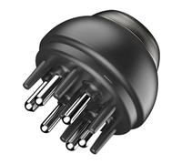 Aplicador De Cabelludo De Aceite, Peine De Aceite Aplicación Manual En El Cabelludo 6 Pines Portátil, Cómodo Masajeador De Cabelludo Con Cepillo De Pelo De Almacenamiento Trans